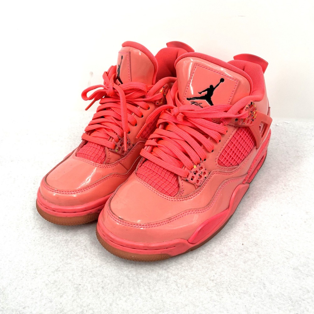Jordan 4 Retro Hot‎ Punch Women's Size 6.5 AQ9128-600